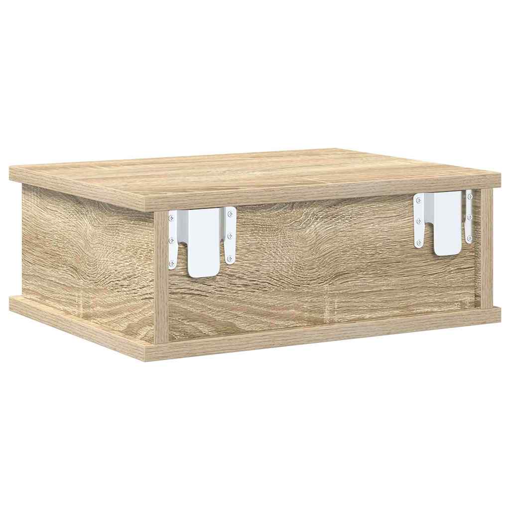 Nattbord 2 pcs Sonoma eik 40 x 31 x 15 cm Konstruert tre