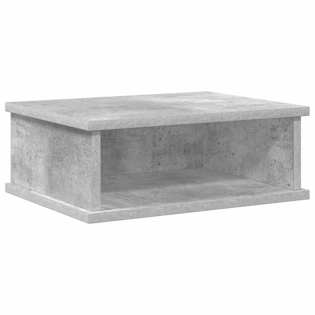Nattbord Betonggrå 40 x 31 x 15 cm Konstruert tre