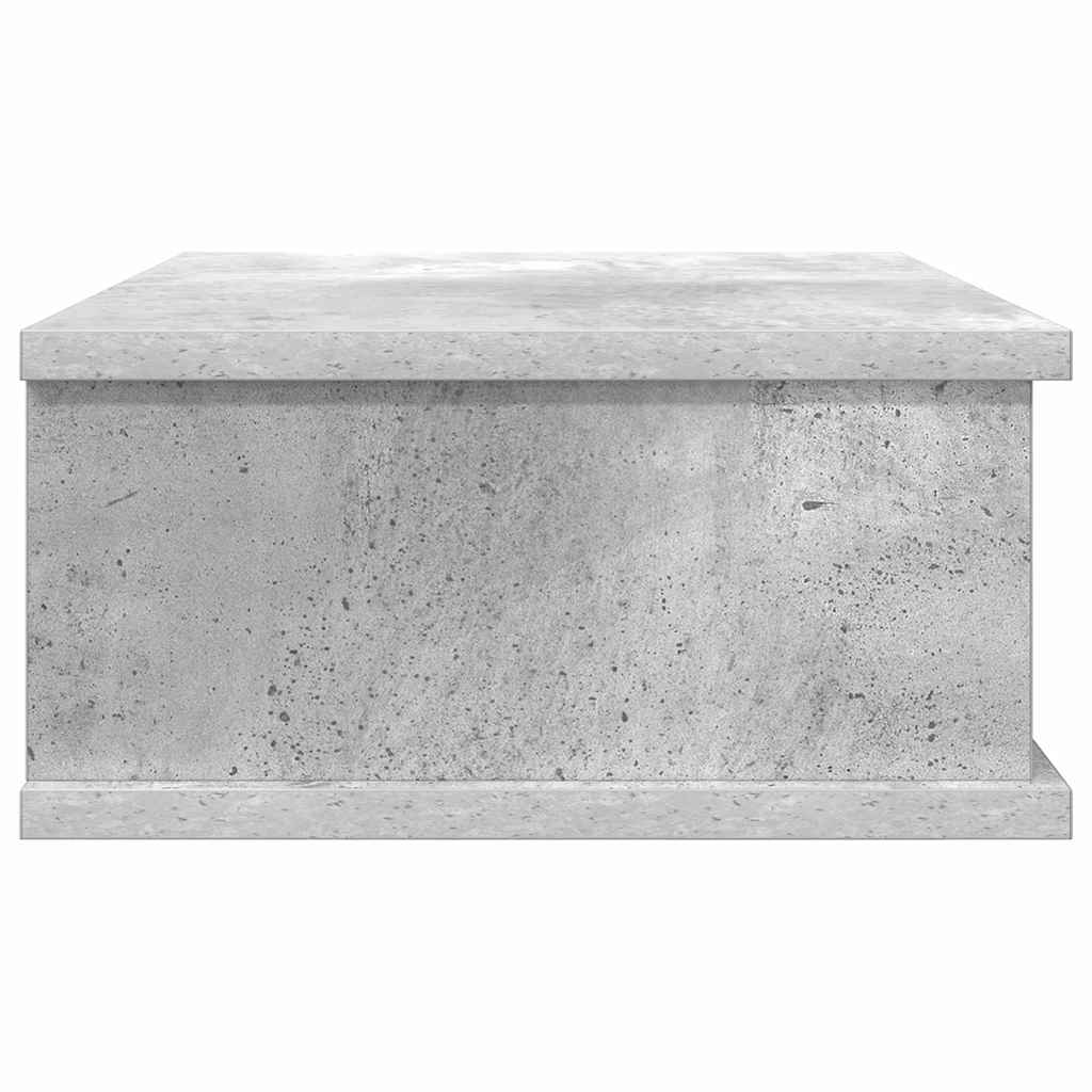 Nattbord Betonggrå 40 x 31 x 15 cm Konstruert tre