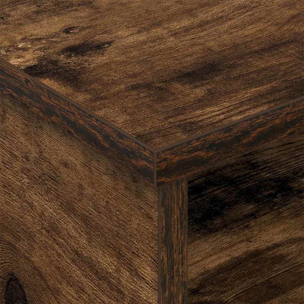 Nattbord Røkt eik 40 x 31 x 15 cm Konstruert tre