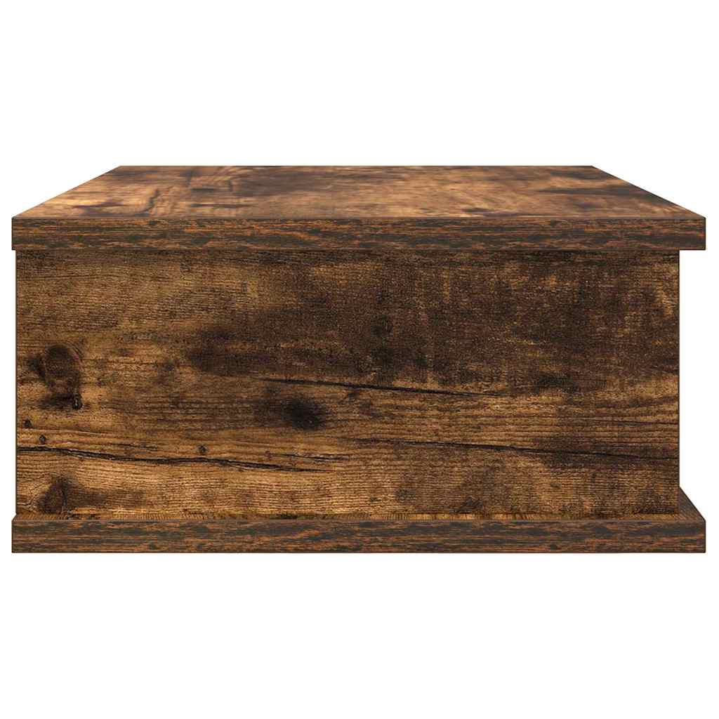 Nattbord Røkt eik 40 x 31 x 15 cm Konstruert tre