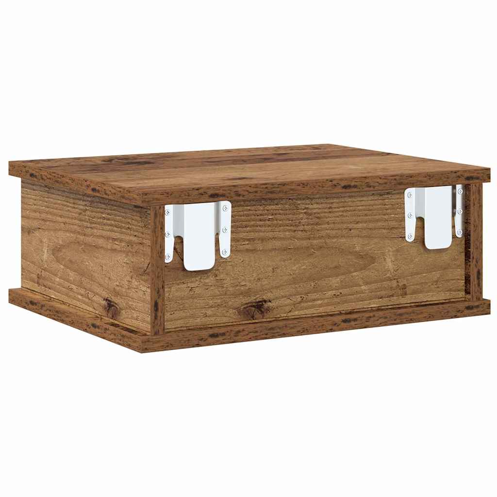 Nattbord 2 pcs Gammelt tre 40 x 31 x 15 cm Konstruert tre