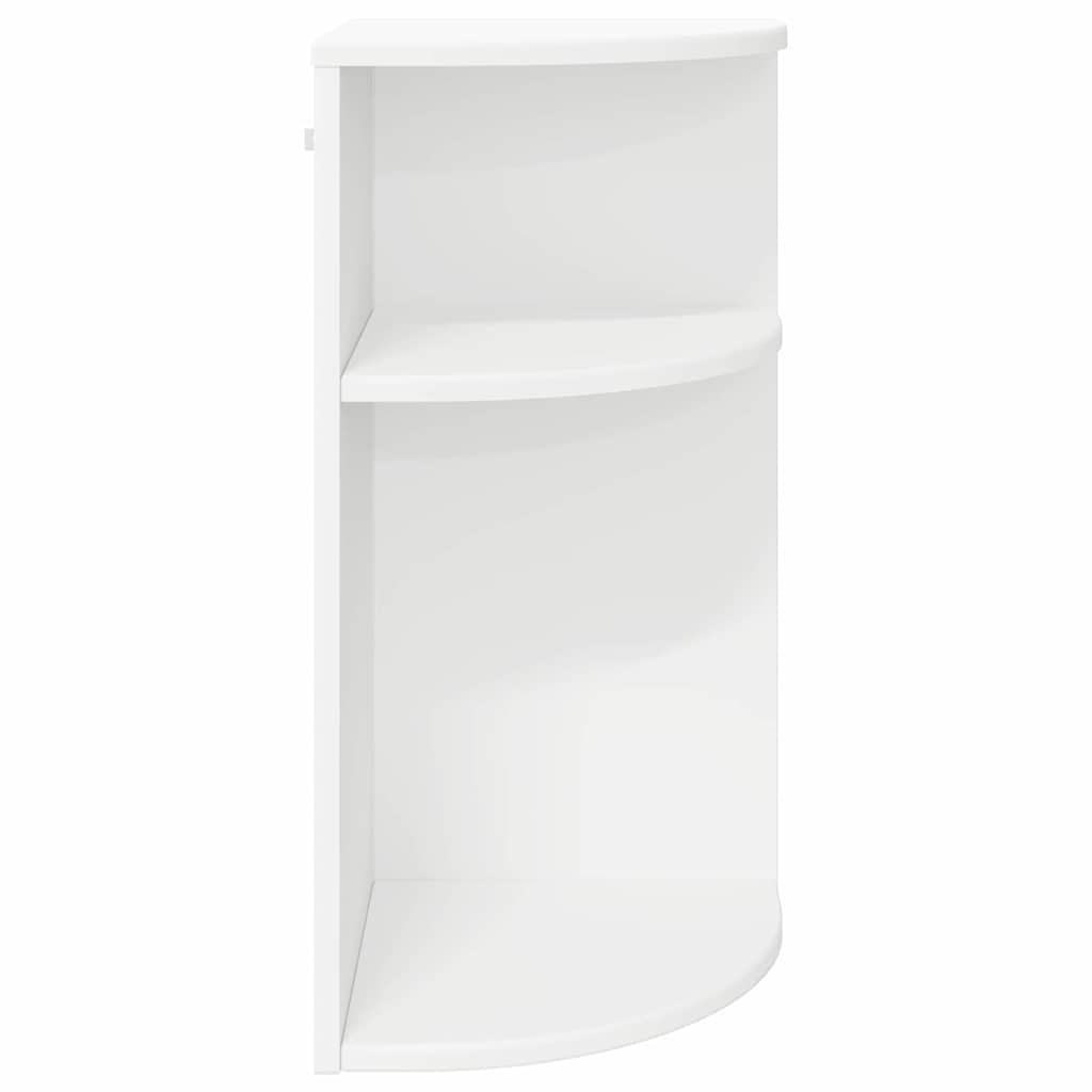 Avlastningsbord Hvit 29,6 x 29,6 x 60 cm Konstruert tre