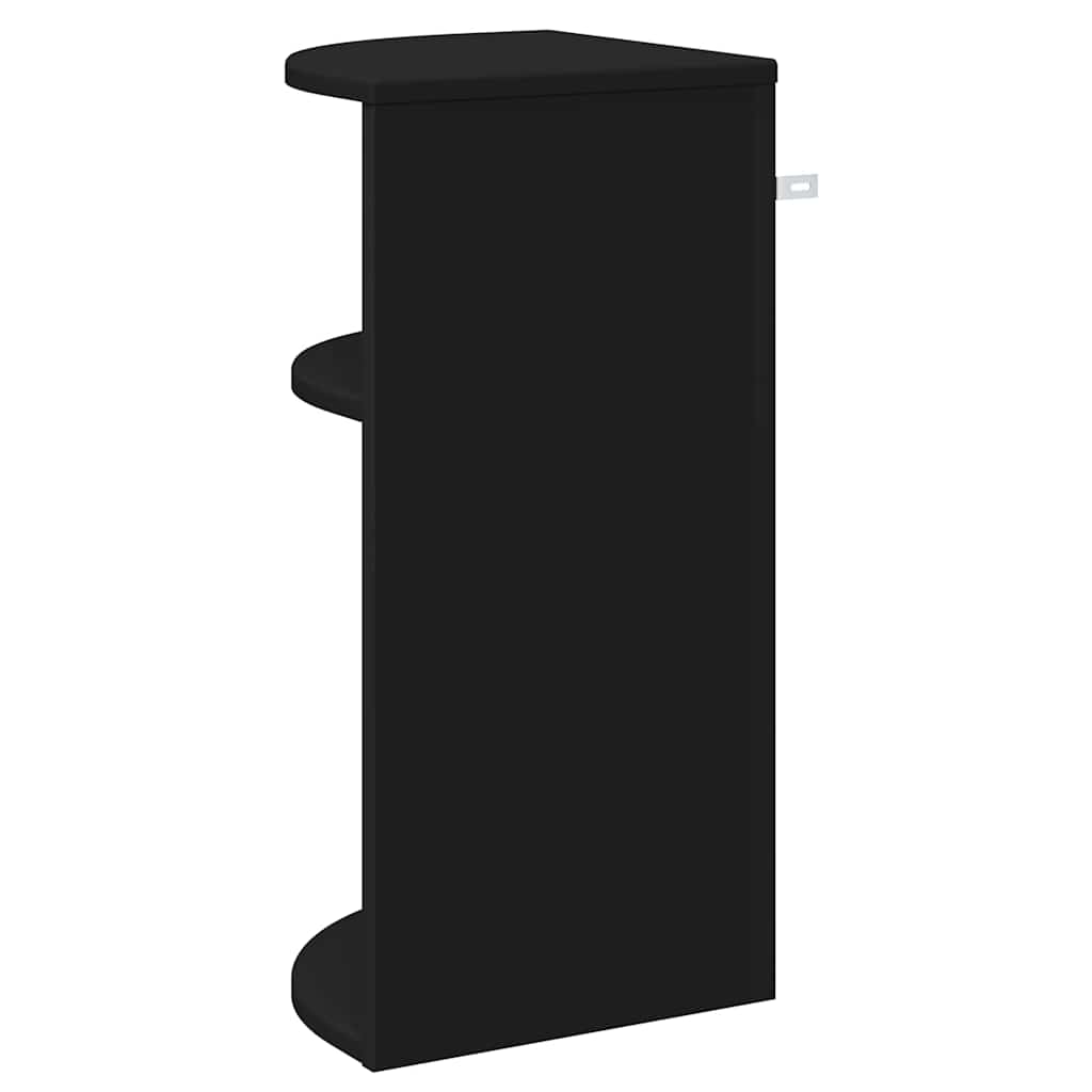Avlastningsbord Svart 29,6 x 29,6 x 60 cm Konstruert tre
