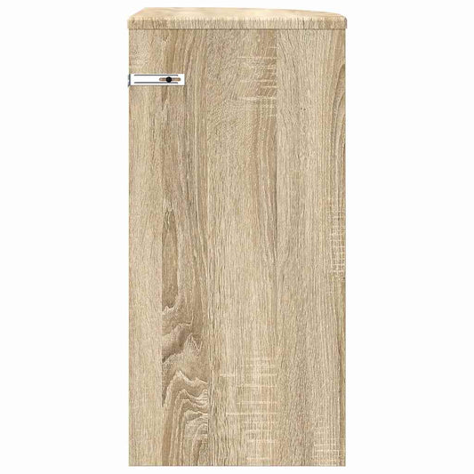 Avlastningsbord Sonoma eik 29,6 x 29,6 x 60 cm Konstruert tre