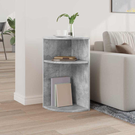 Avlastningsbord Betonggrå 29,6 x 29,6 x 60 cm Konstruert tre