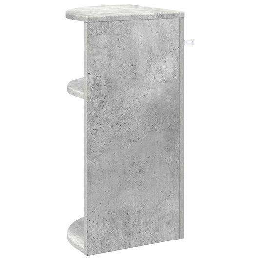 Avlastningsbord Betonggrå 29,6 x 29,6 x 60 cm Konstruert tre