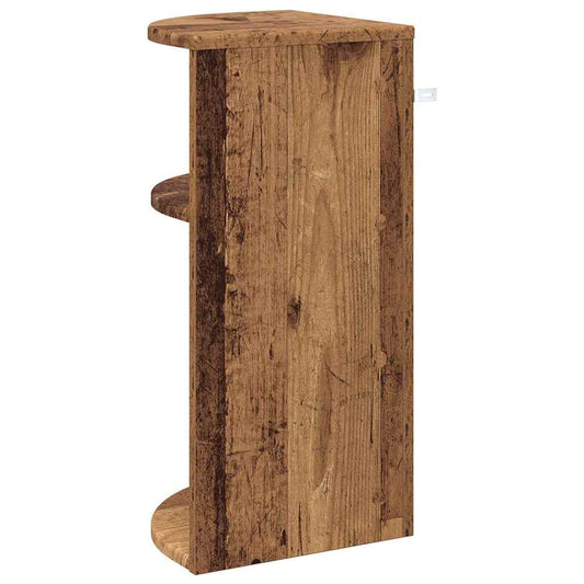 Avlastningsbord Gammelt tre 29,6 x 29,6 x 60 cm Konstruert tre