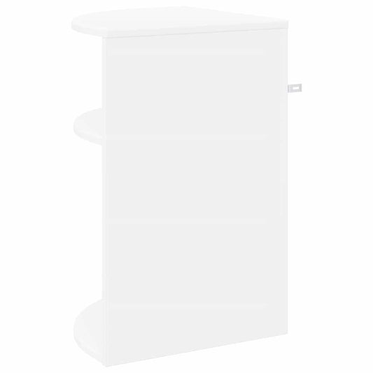 Avlastningsbord Hvit 39,7 x 39,7 x 60 cm Konstruert tre