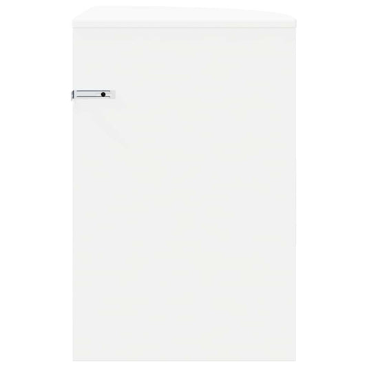 Avlastningsbord Hvit 39,7 x 39,7 x 60 cm Konstruert tre
