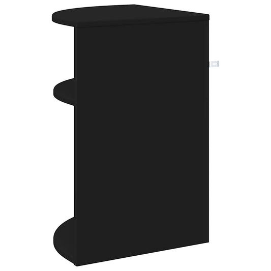 Avlastningsbord Svart 39,7 x 39,7 x 60 cm Konstruert tre