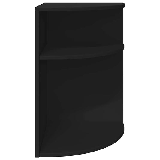 Avlastningsbord Svart 39,7 x 39,7 x 60 cm Konstruert tre