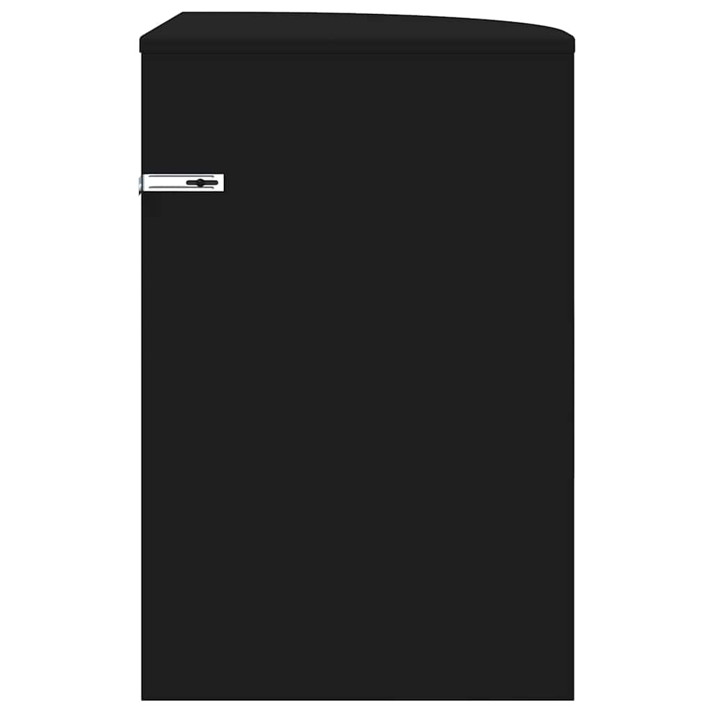 Avlastningsbord Svart 39,7 x 39,7 x 60 cm Konstruert tre