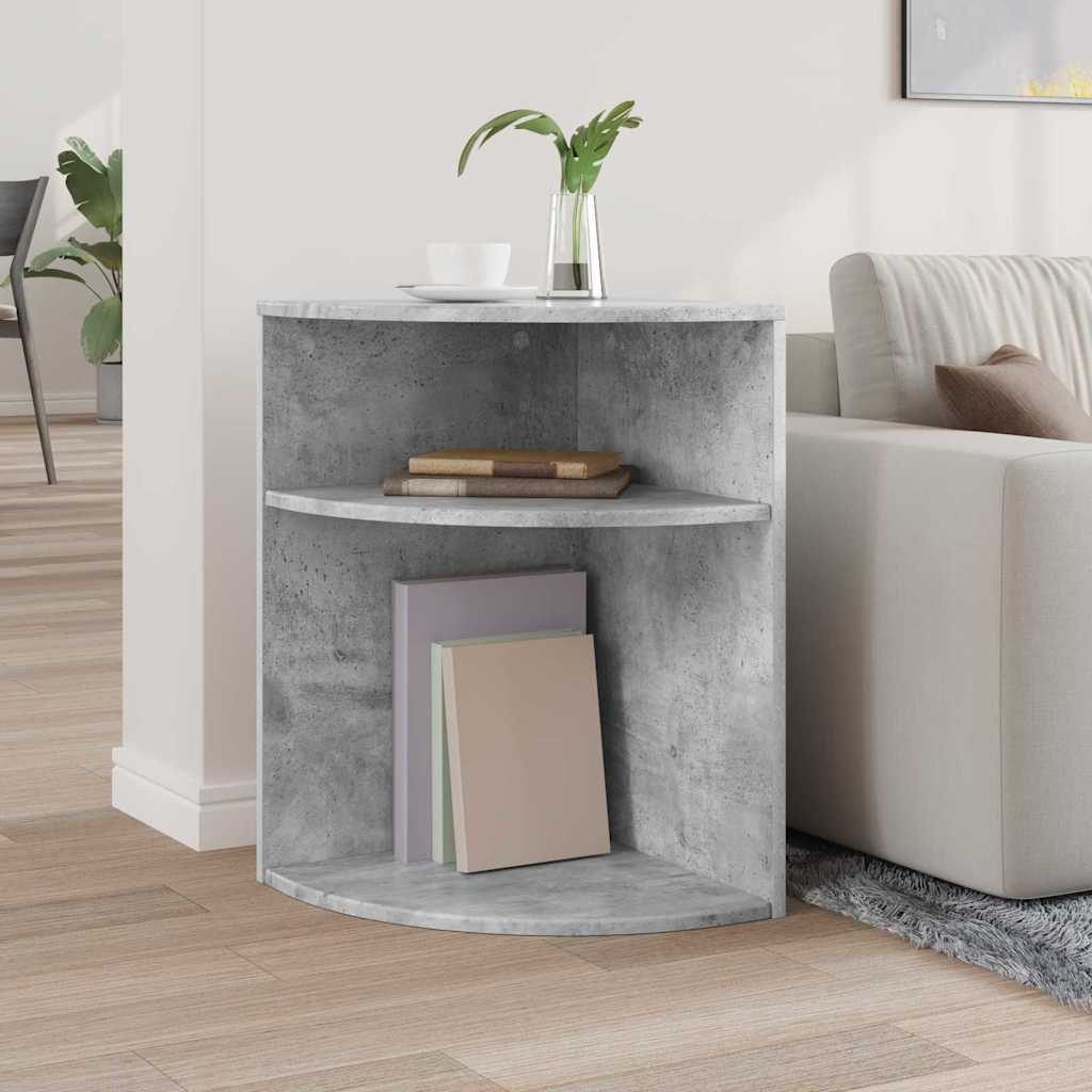 Avlastningsbord Betonggrå 39,7 x 39,7 x 60 cm Konstruert tre