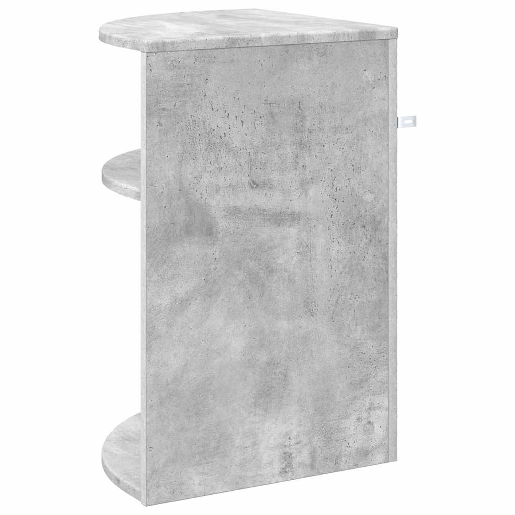 Avlastningsbord Betonggrå 39,7 x 39,7 x 60 cm Konstruert tre