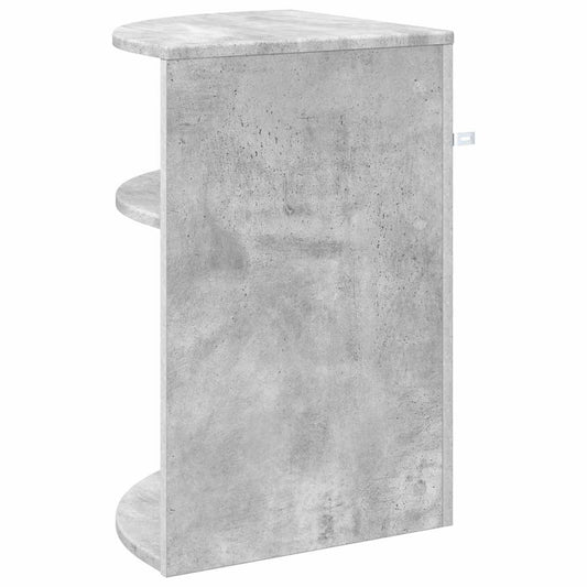 Avlastningsbord Betonggrå 39,7 x 39,7 x 60 cm Konstruert tre