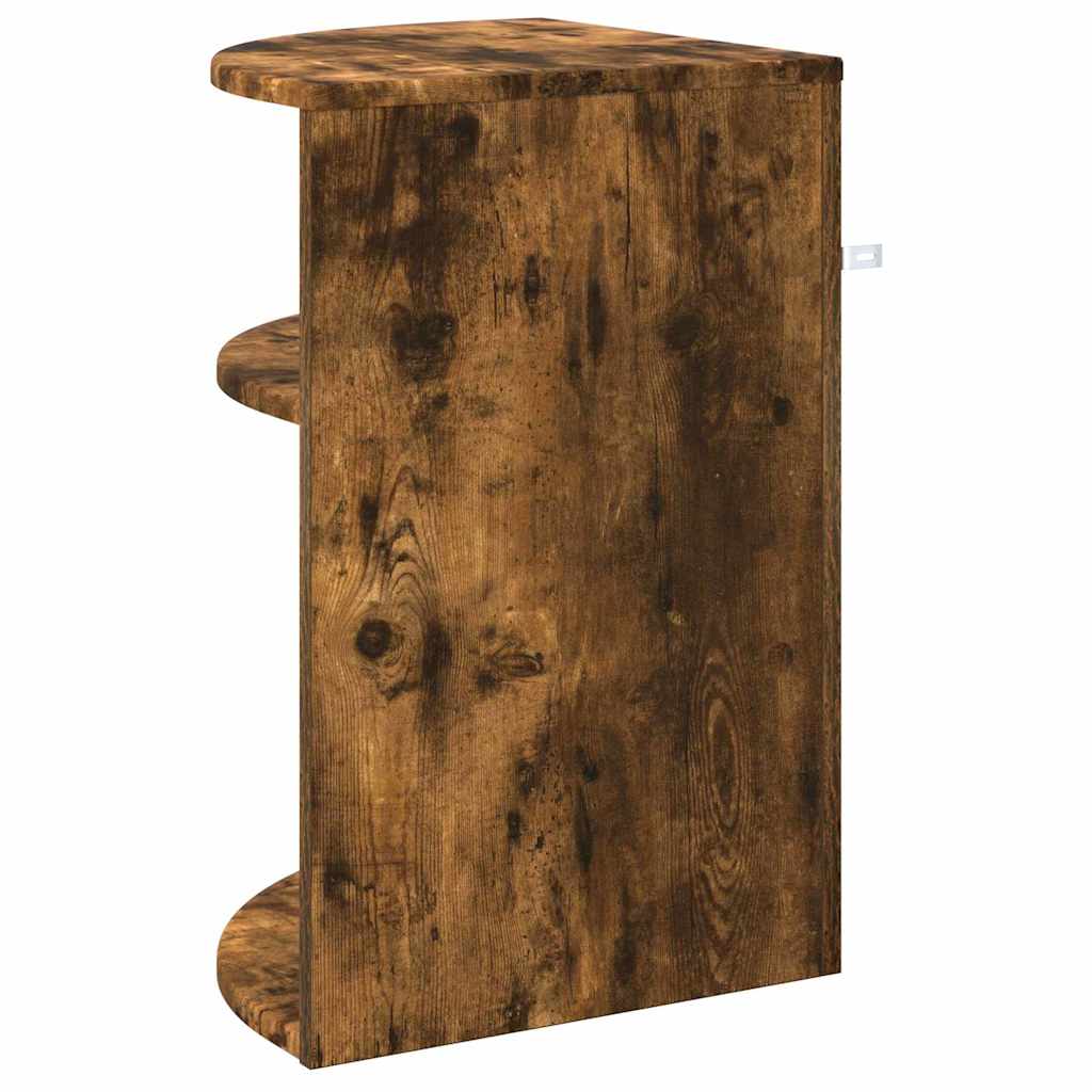 Avlastningsbord Røkt eik 39,7 x 39,7 x 60 cm Konstruert tre