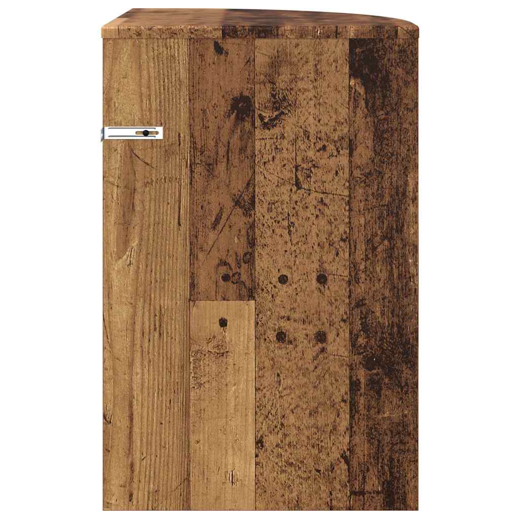 Avlastningsbord Gammelt tre 39,7 x 39,7 x 60 cm Konstruert tre
