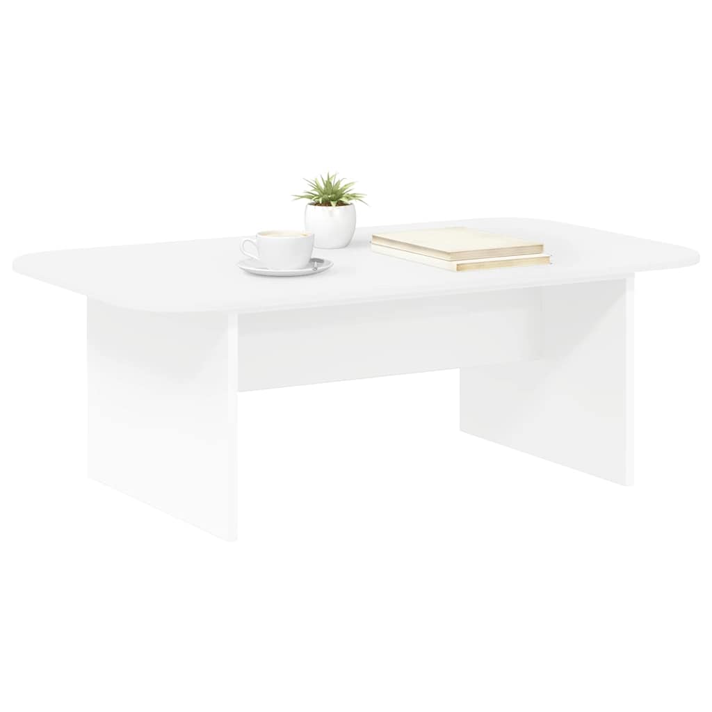 Kaffebord Hvit 93 x 53 x 33 cm Konstruert tre