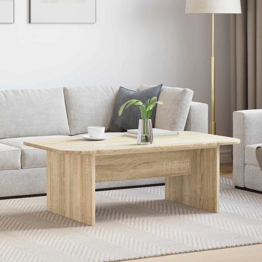 Kaffebord Sonoma eik 93 x 53 x 33 cm Konstruert tre