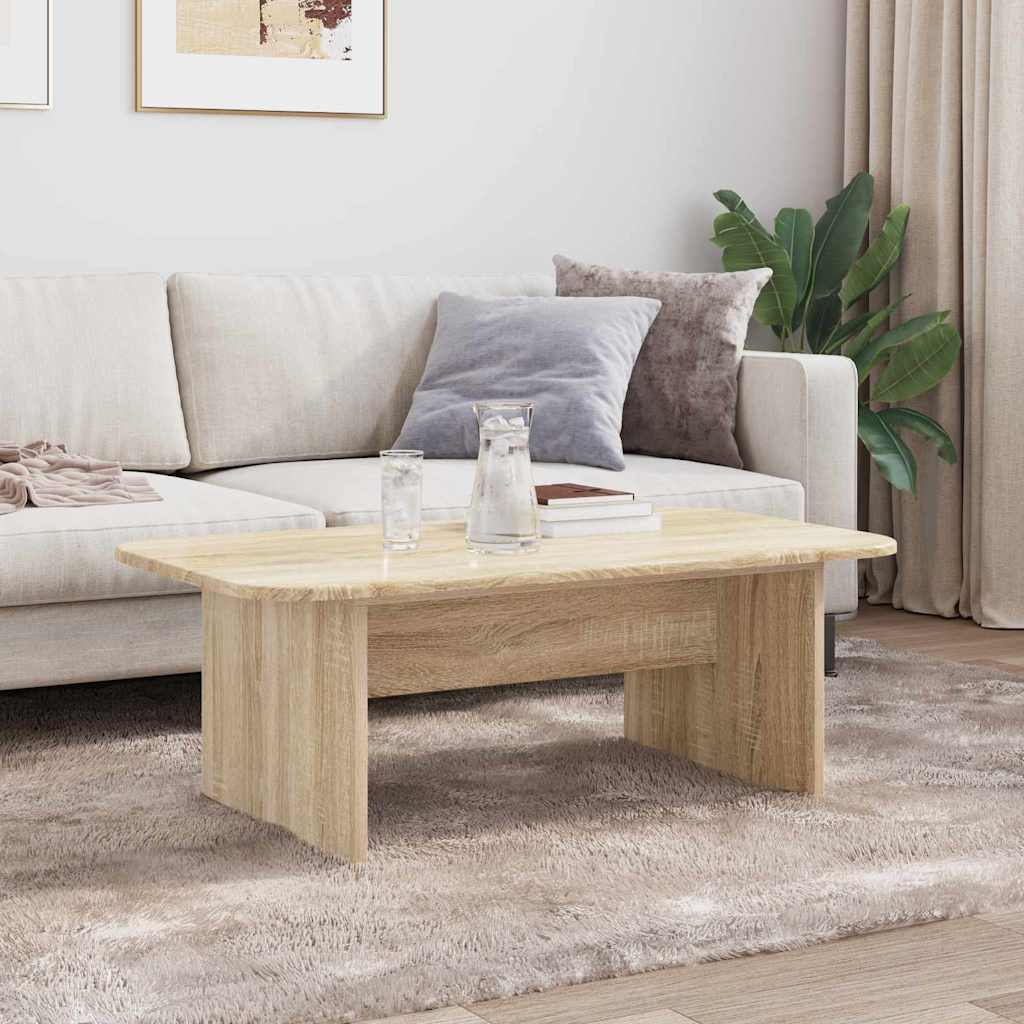 Kaffebord Sonoma eik 93 x 53 x 33 cm Konstruert tre