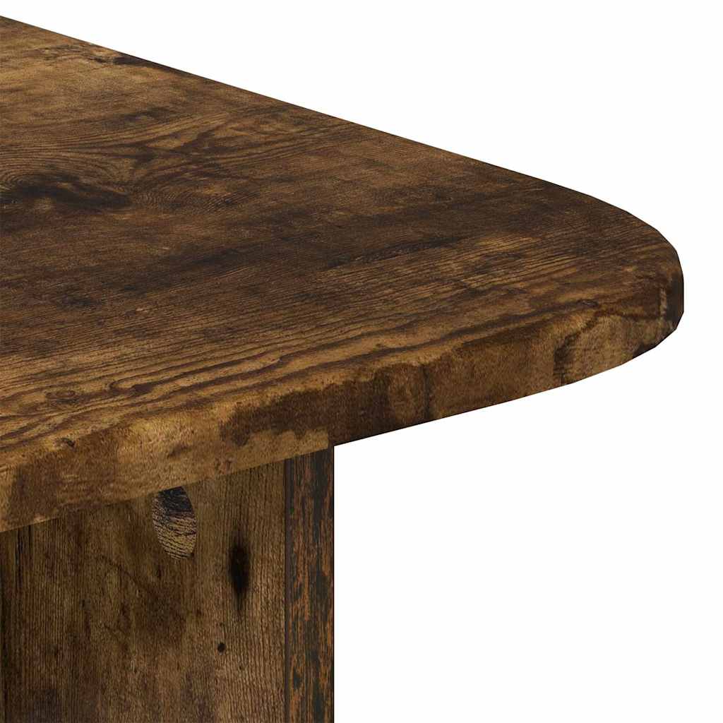 Kaffebord Røkt eik 93 x 53 x 33 cm Konstruert tre
