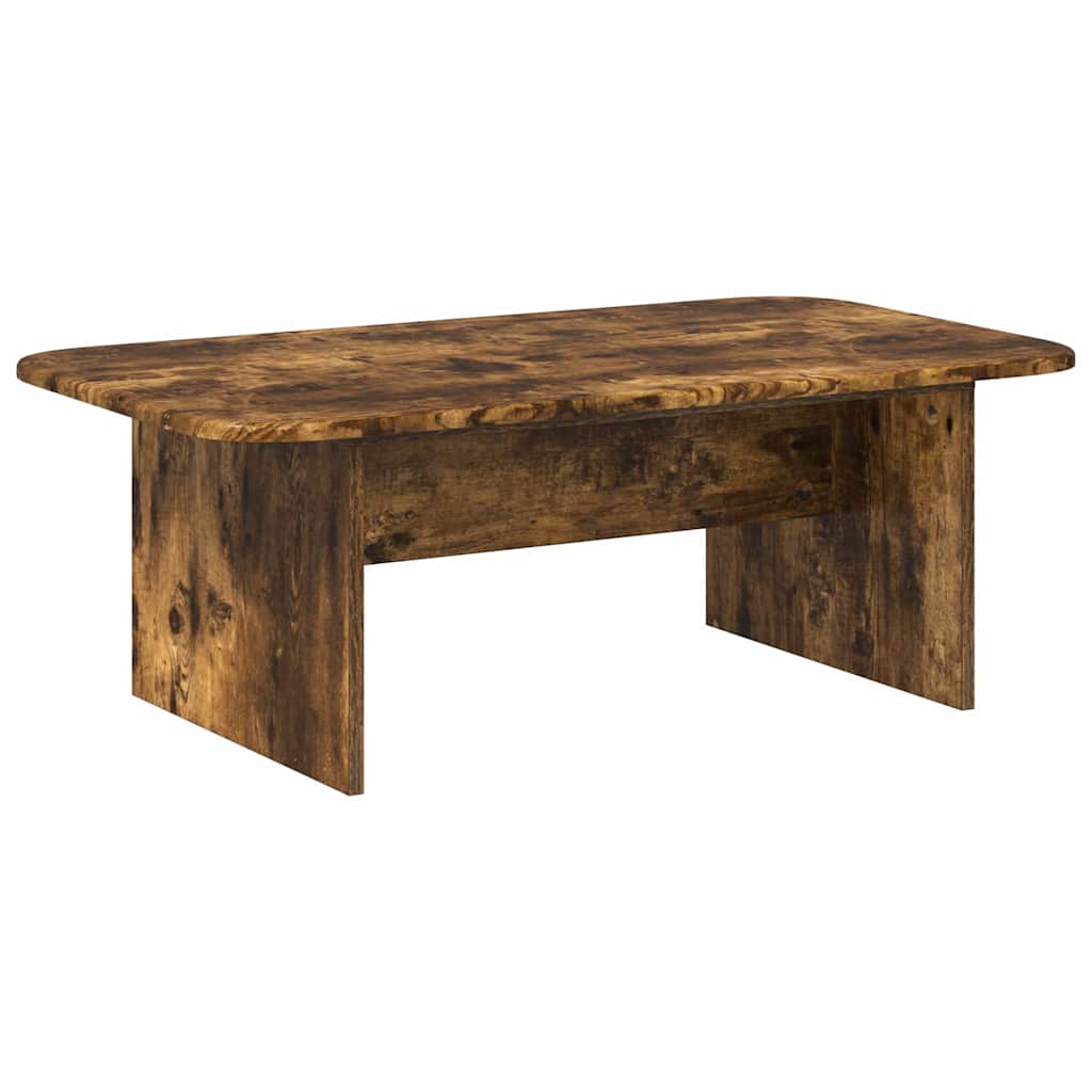 Kaffebord Røkt eik 93 x 53 x 33 cm Konstruert tre