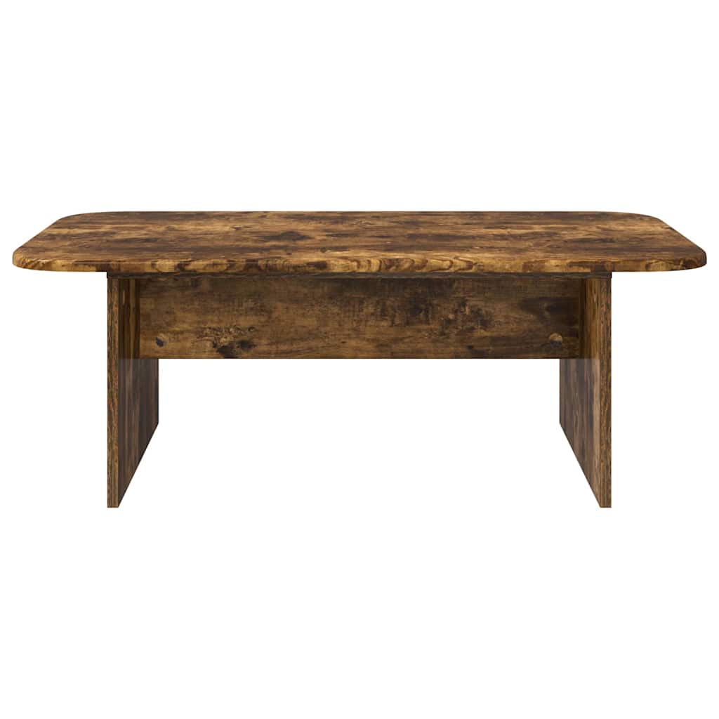 Kaffebord Røkt eik 93 x 53 x 33 cm Konstruert tre