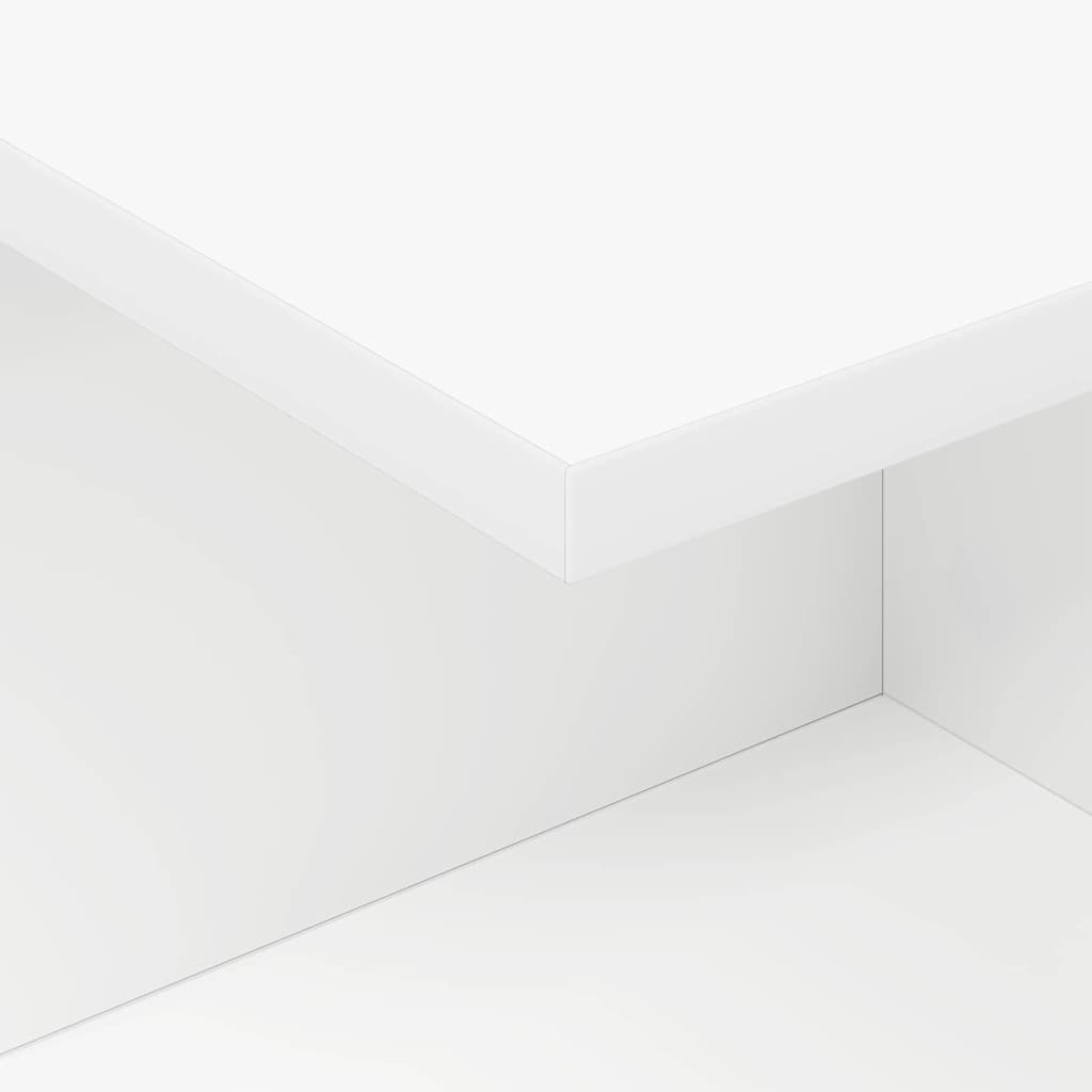 Nattbord 2 pcs Hvit 40 x 30 x 25 cm Konstruert tre