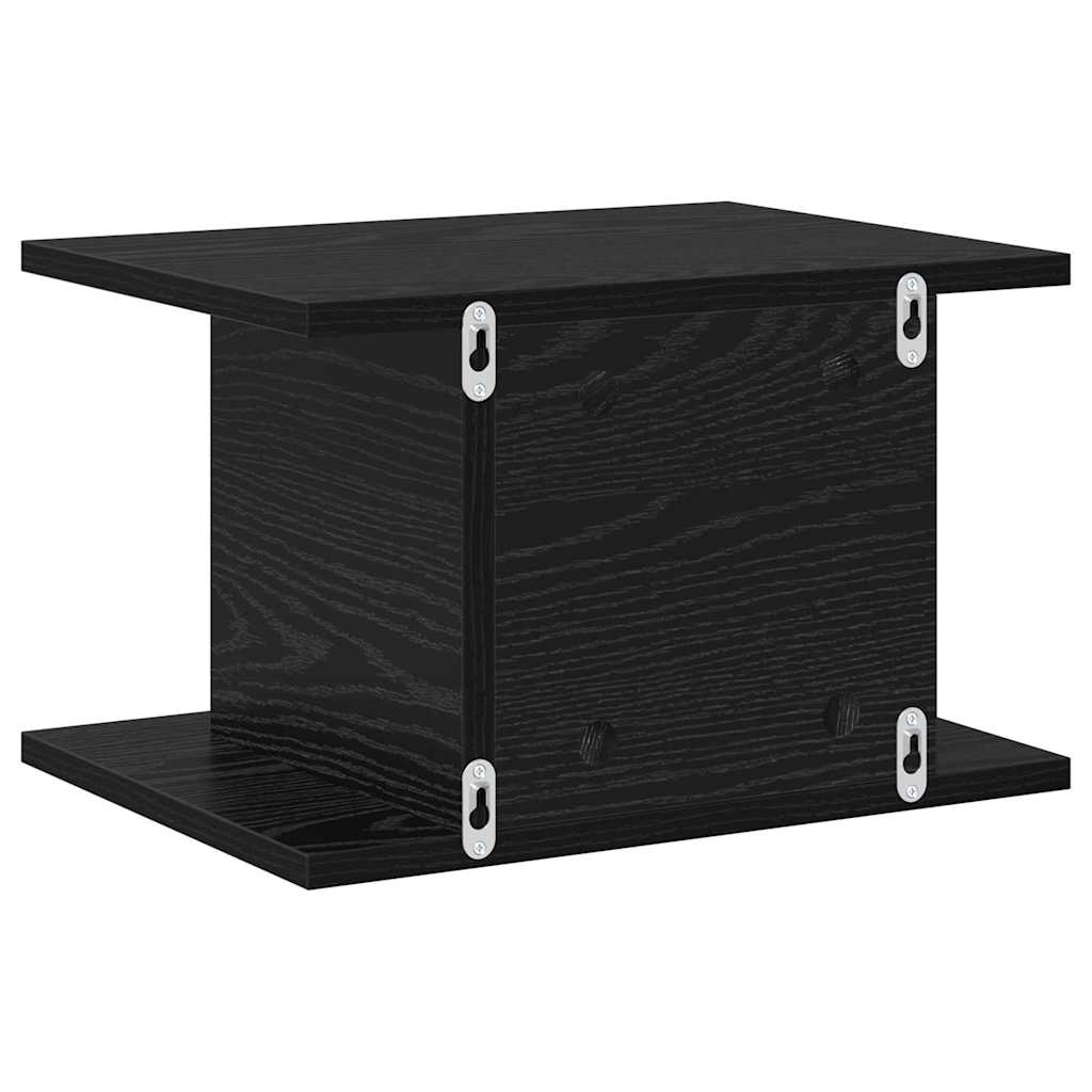 Nattbord Svart Eik 40 x 30 x 25 cm Konstruert tre