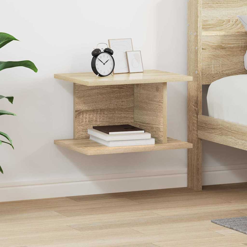Nattbord Sonoma eik 40 x 30 x 25 cm Konstruert tre