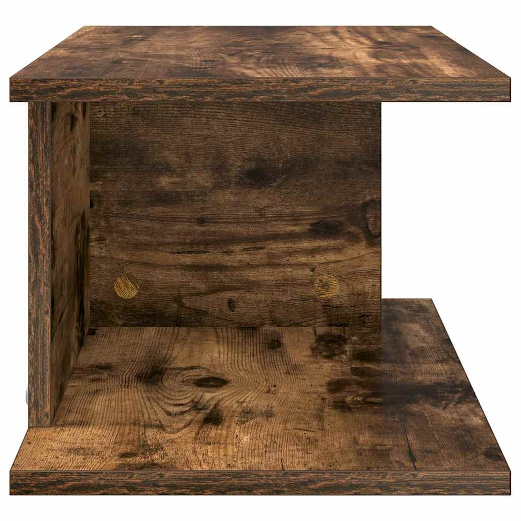 Nattbord 2 pcs Røkt eik 40 x 30 x 25 cm Konstruert tre