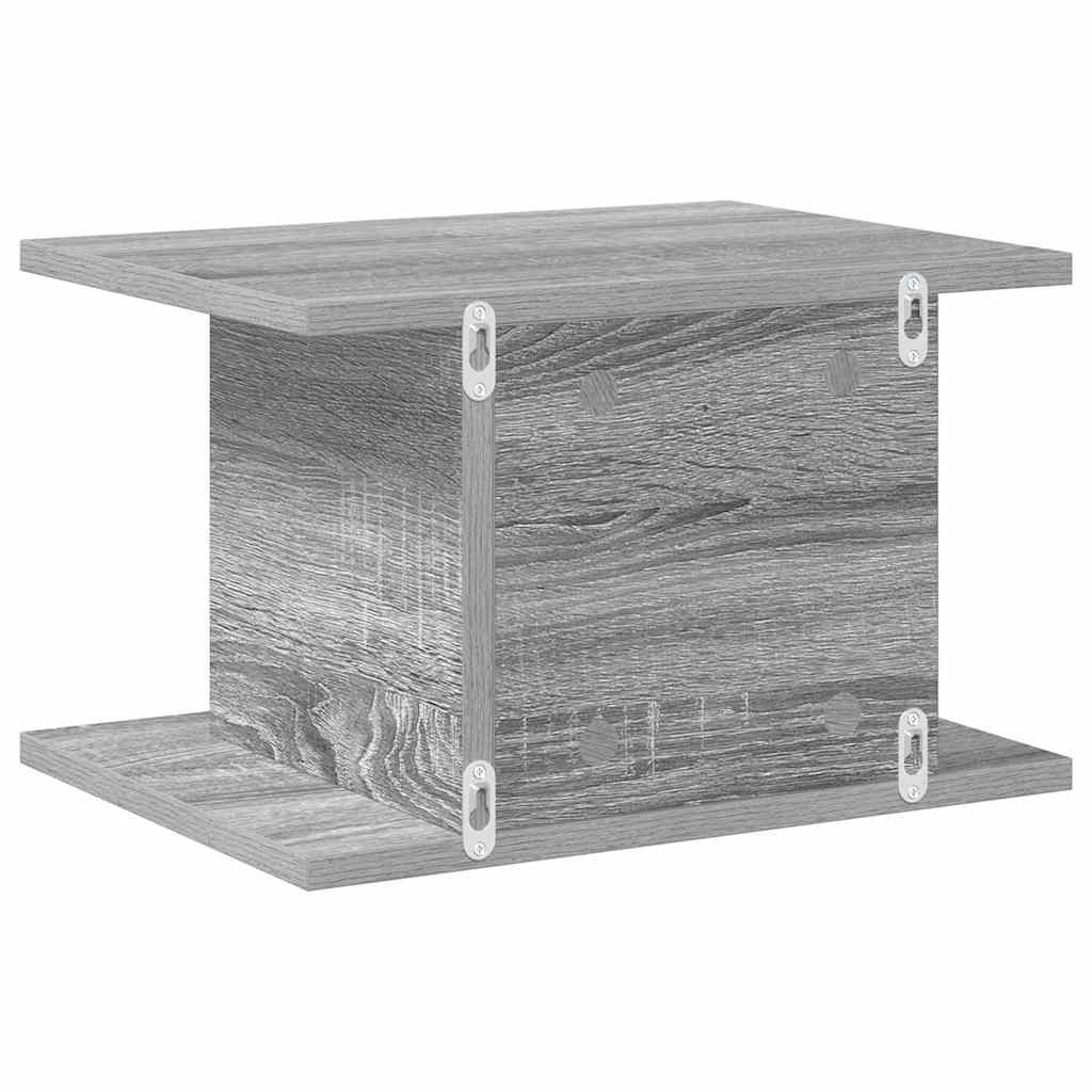 Nattbord 2 pcs Grå Sonoma 40 x 30 x 25 cm Konstruert tre