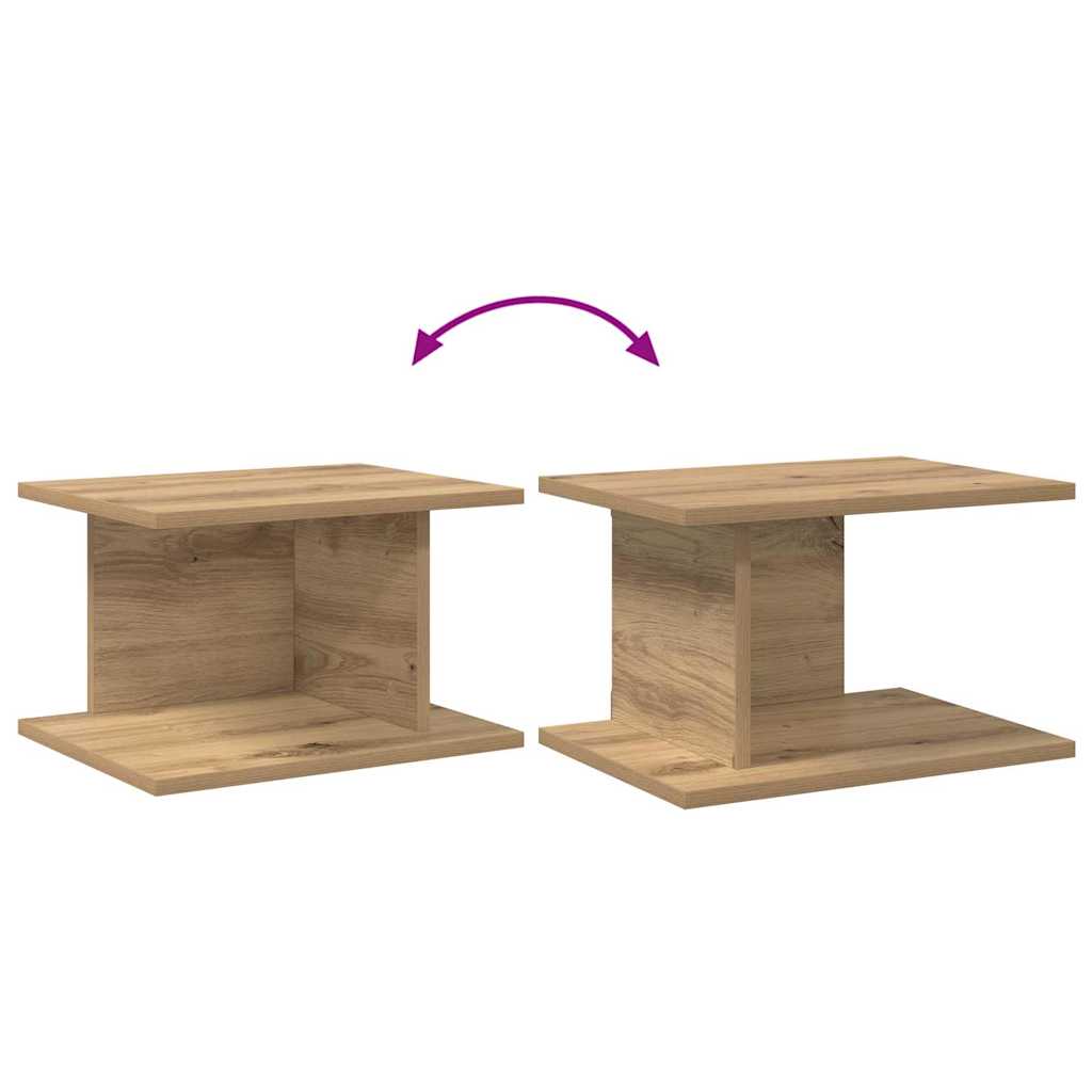 Nattbord 2 stk. Artisan Eik 40 x 30 x 25 cm Konstruert tre