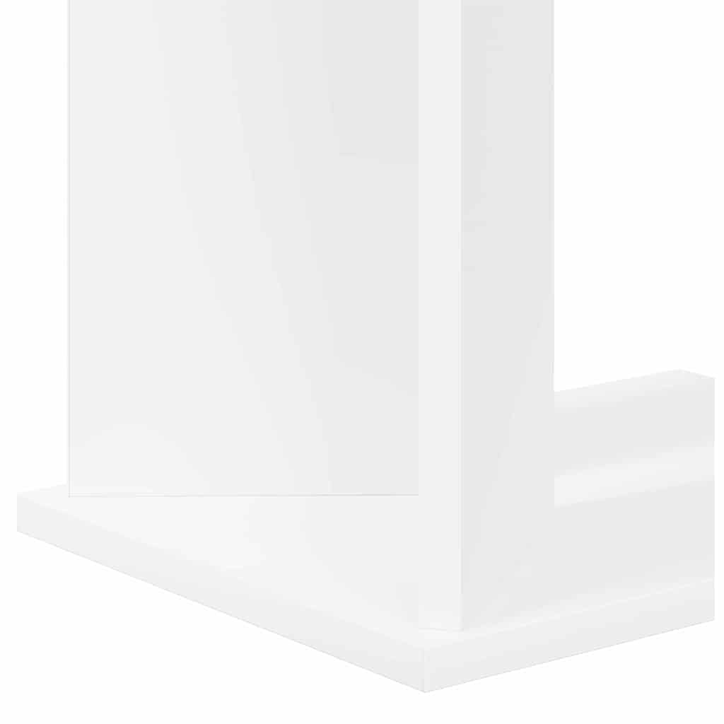 Avlastningsbord Hvit 35 x 25 x 50 cm Konstruert tre