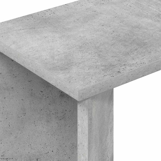 Avlastningsbord Betonggrå 35 x 25 x 50 cm Konstruert tre
