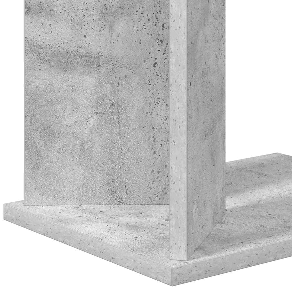 Avlastningsbord Betonggrå 35 x 25 x 50 cm Konstruert tre