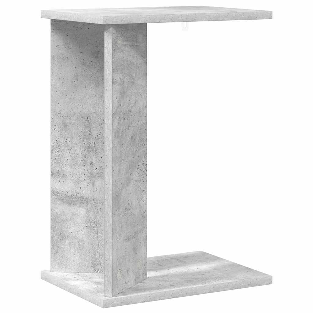 Avlastningsbord Betonggrå 35 x 25 x 50 cm Konstruert tre