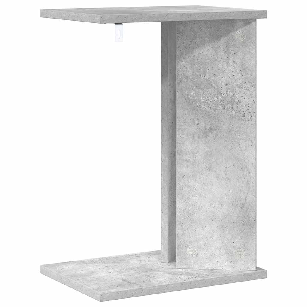 Avlastningsbord Betonggrå 35 x 25 x 50 cm Konstruert tre