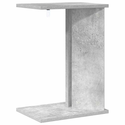 Avlastningsbord Betonggrå 35 x 25 x 50 cm Konstruert tre