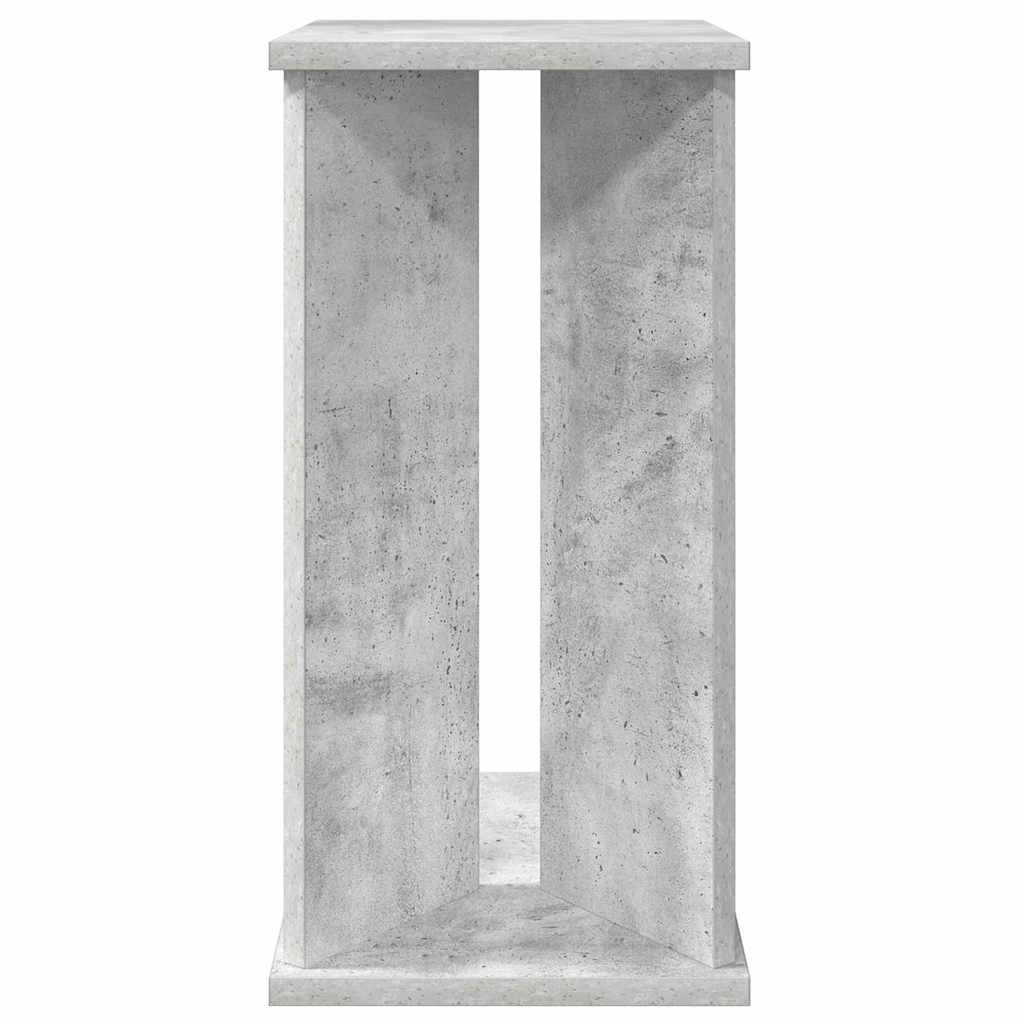 Avlastningsbord Betonggrå 35 x 25 x 50 cm Konstruert tre