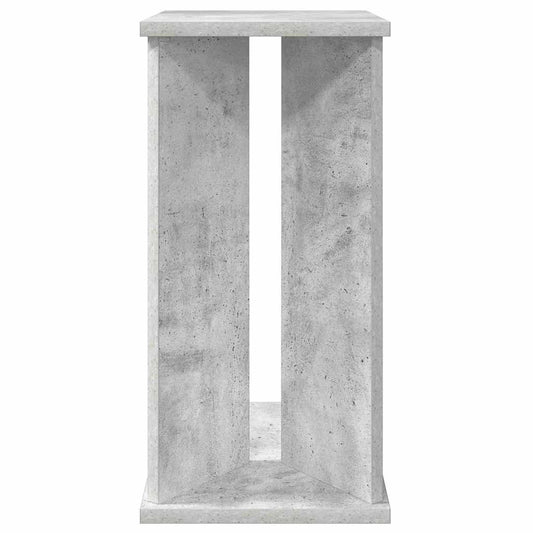 Avlastningsbord Betonggrå 35 x 25 x 50 cm Konstruert tre