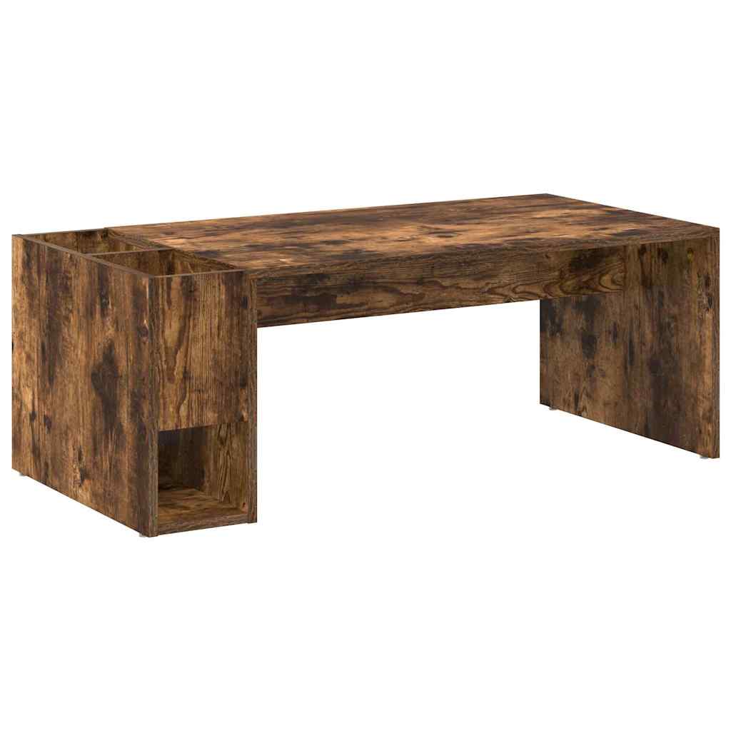 Kaffebord Røkt eik 101,5 x 50 x 37 cm Konstruert tre