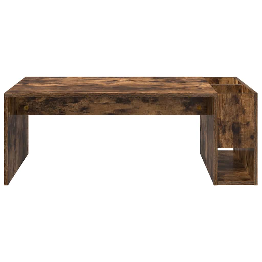 Kaffebord Røkt eik 101,5 x 50 x 37 cm Konstruert tre