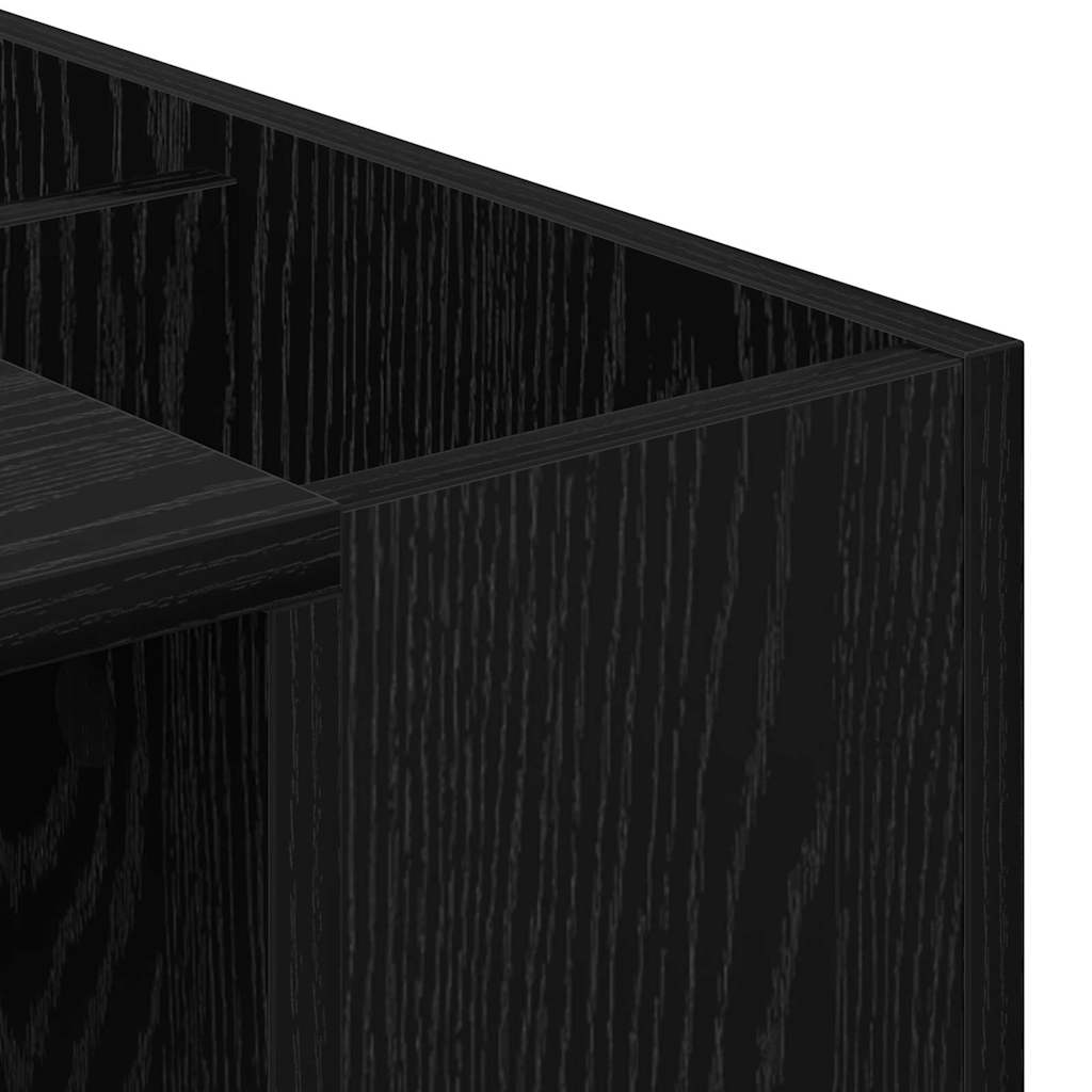 Skrivebord Svart Eik Konstruert tre 109 x 50 x 78 cm