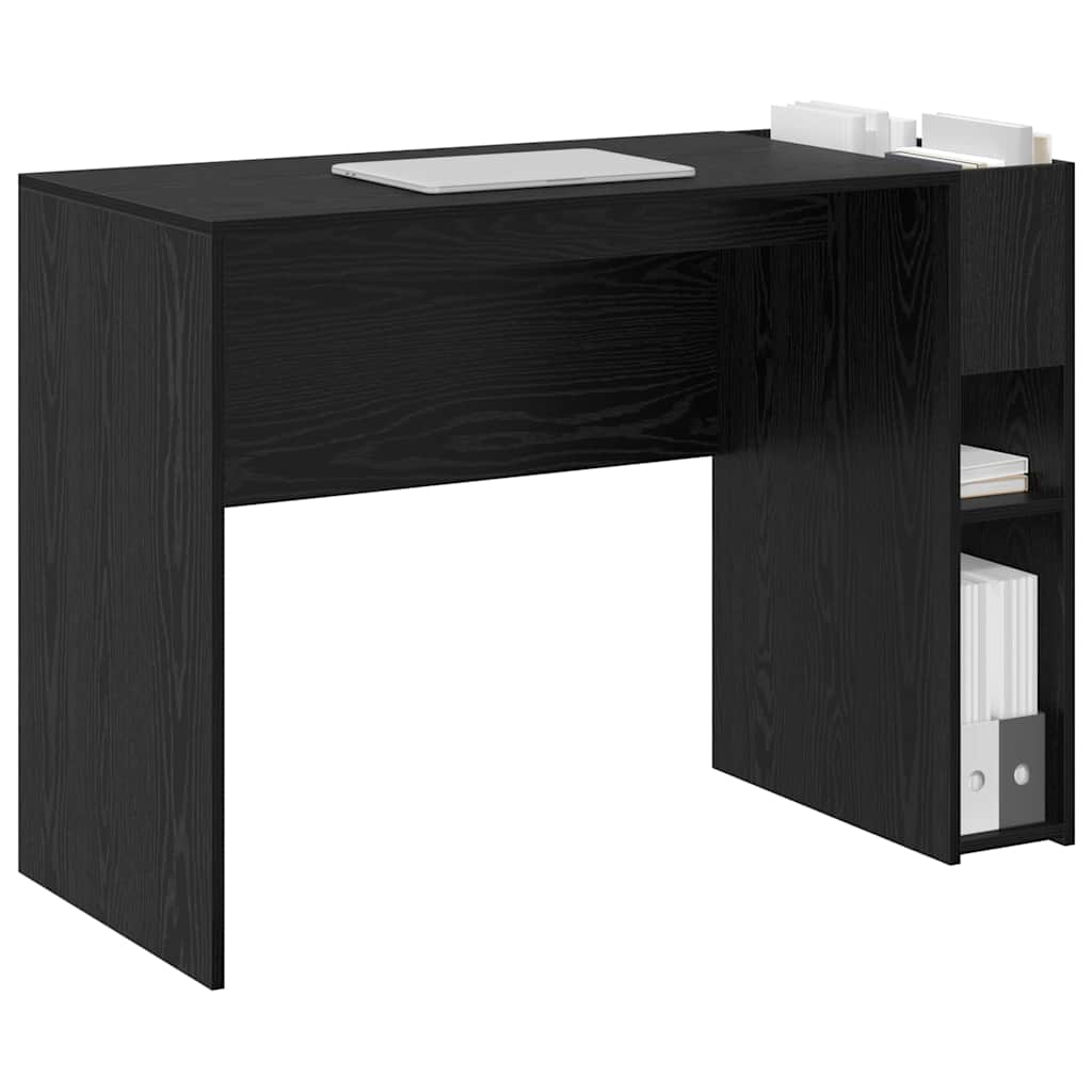 Skrivebord Svart Eik Konstruert tre 109 x 50 x 78 cm