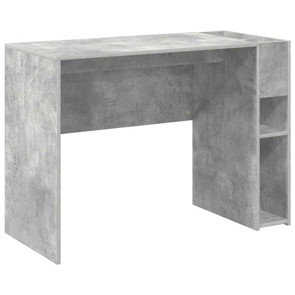 Skrivebord Betonggrå 109 x 50 x 78 cm Konstruert tre