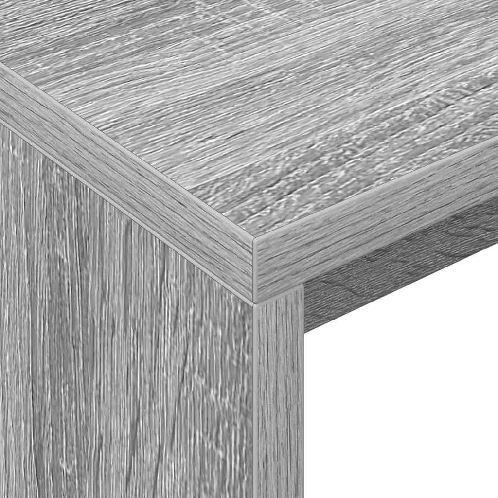 Skrivebord Grå Sonoma 109 x 50 x 78 cm Konstruert tre