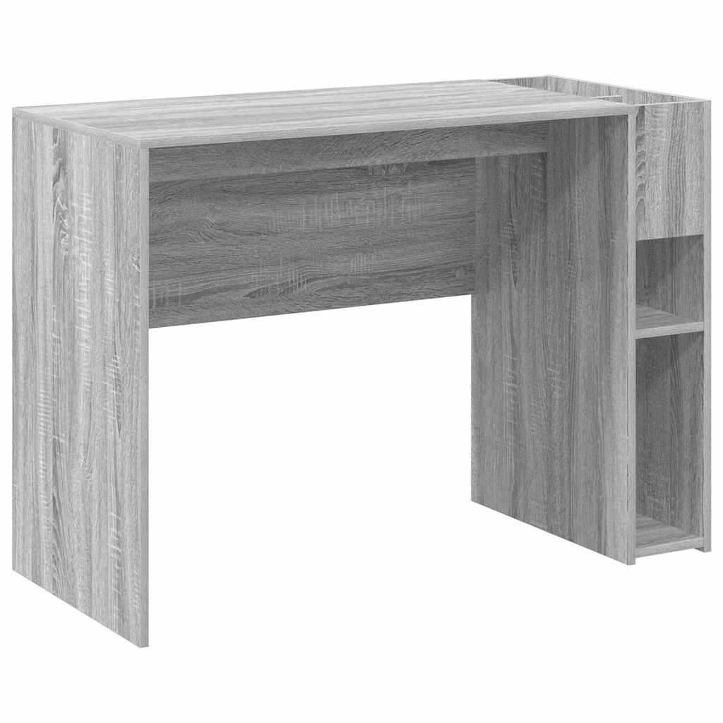 Skrivebord Grå Sonoma 109 x 50 x 78 cm Konstruert tre