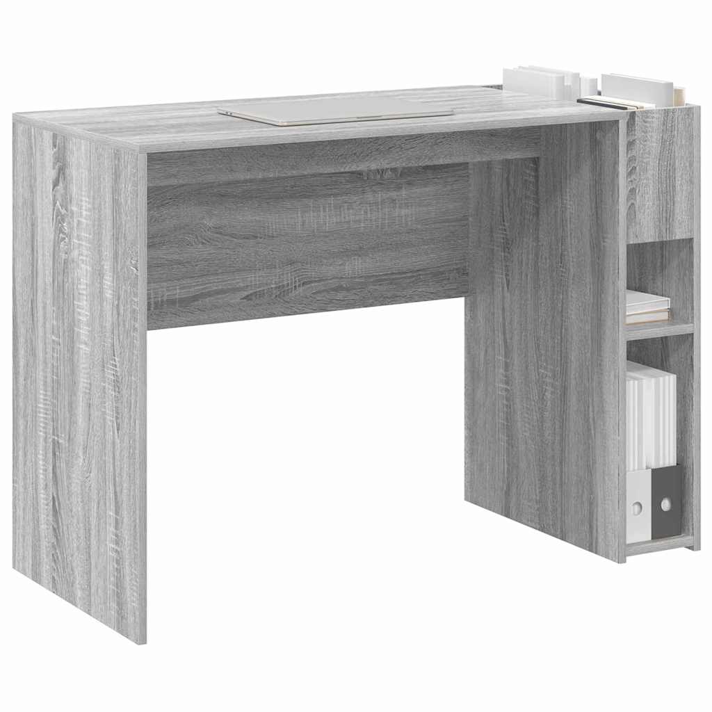Skrivebord Grå Sonoma 109 x 50 x 78 cm Konstruert tre